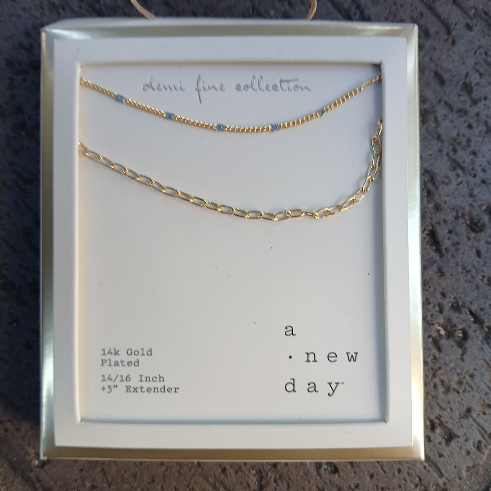 14k Gold Plated 14/16 inch +3" Extender